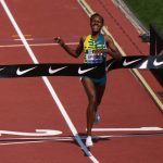Faith Kipyegon nearly becomes first woman to break 4-minute mile